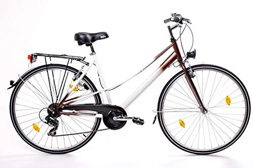City : 28" Zoll Damen Trekking Damenrad City Bike Shimano 7 Gang Retro Vintage Classic C-Ware