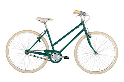 City : Alpina Bike 28 Zoll Cityrad Damen L´Ego Single Speed Grün ohne Schutzblech aus Chrom
