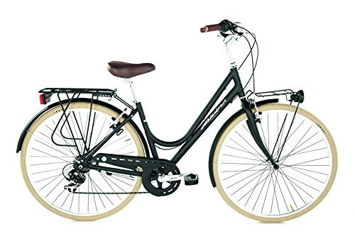 City : Alpina Bike 28 Zoll Cityrad Damen Viscontea Bonneville 7 Gänge Grün 46 cm Rahmengröße