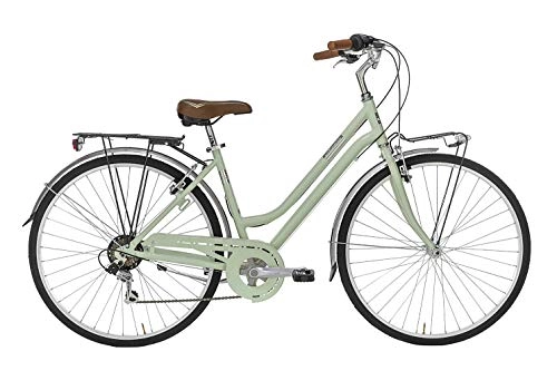 City : Alpina Bike 28 Zoll Cityrad Damen Viscontea Roxy 6 Gänge Grün 46 cm Rahmengröße