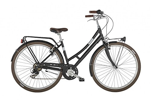 City : Alpina Bike 28 Zoll Cityrad Damen Viscontea Velvet 7 Gänge Schwarz 46 cm Rahmengröße