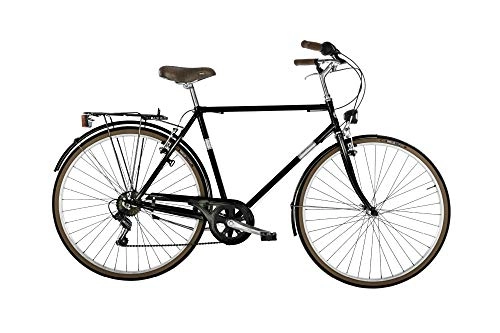 City : Alpina Bike 28 Zoll Cityrad Herren Viscontea Condor 6 Gänge SONDERRABATT Schwarz 55 cm Rahmengröße