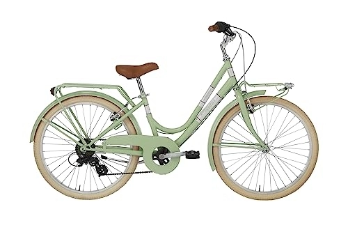City : Alpina Bike Jungen Milly Mädchen Fahrrad Mint grün 24, Minzgrün