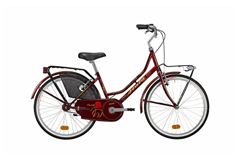 City : Atala 'Fahrrad Mädchen Citybike Typ Holland, Typ Piccadilly, Color Rot Maroon, Keilrahmen 24 (Körpergröße 140 – 160 cm)