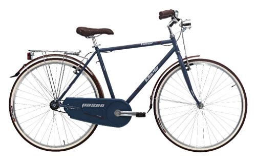 City : CINZIA Village 28 Shimano 6 V Fahrrad für Herren, Blau matt