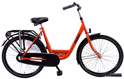 City : Fahrrad für Firmen, sehr Starkes Hollandrad, konfigurierbar, Hier das Basismodel in orange, 26 oder 28 Zoll