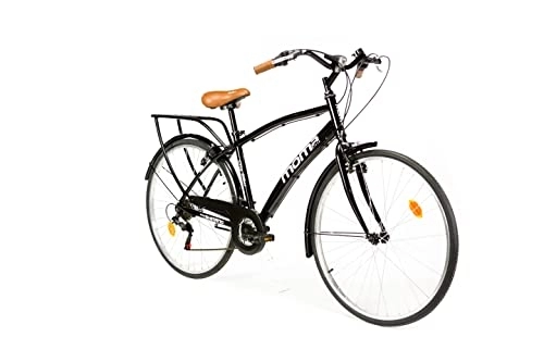 City : Fahrrad zu promenieren CITY 28” Moma Bikes, Aluminium, SHIMANO 18 Geschwindigkeiten, Komfortsattel