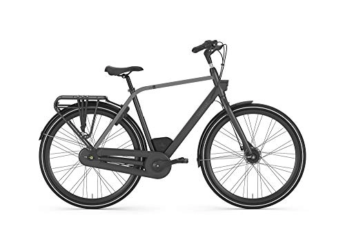 City : Gazelle CityGo C7 Herrenfahrrad Citybike 7 Gang 2021, Farbe:schwarz, Rahmenhöhe:59 cm