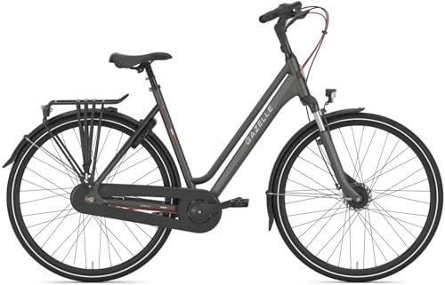 City : Gazelle Vento C7 28" Damen City- / Trekkingbike Nexus 7-Gang Freilaufnabe 28 Zoll 7 Gang Nabenschaltung mit Freilauf grau