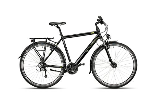 City : HAWK Trekking 24-G, 56 cm Fahrrad, Comfort Black, 28 Zoll