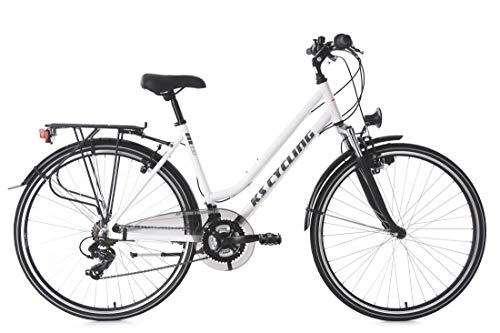 City : KS Cycling Trekkingrad Damen Alu-Rahmen 28'' Metropolis weiß RH 48 cm Flachlenker