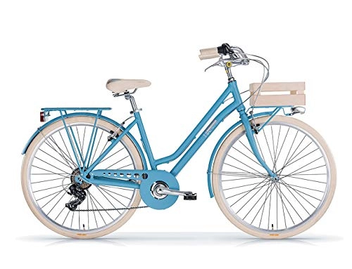 City : MBM - Mod. Apostrophe - Trekking-Fahrrad für Damen, damen, 807D / 18, Blu Miosotis A51, 28"