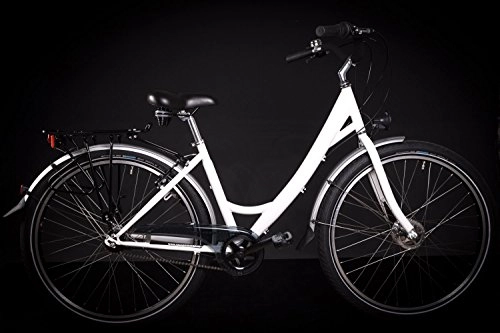 City : MIFA 28" Zoll Damen Rad Fahrrad City Fahrrad Rent Bike Shimano Nexus 7 Gang XXL Weiss