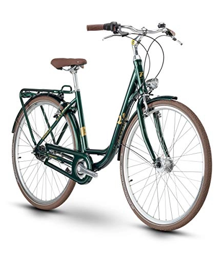 City : RAYMON Classicray 2.0 Unisex Retro City Fahrrad grün 2020: Größe: 43 cm