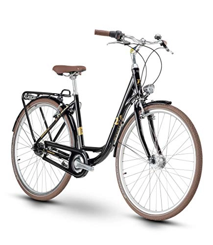 City : RAYMON Classicray 2.0 Unisex Retro City Fahrrad schwarz 2020: Größe: 43 cm