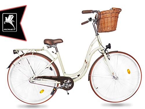 City : ROMET Damenfahrrad City Bike Fahrrad Retro Vinatge Urban 28 Zoll