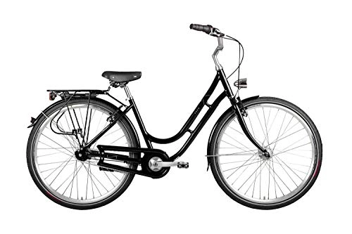 City : Vaun 28" Zoll Alu Damen Fahrrad City Bike Shimano Nexus Nabendynamo Rh50 schwarz