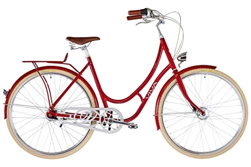 City : Viva Bikes Emilia Classic Damen rot Rahmenhöhe 47cm 2021 Cityrad