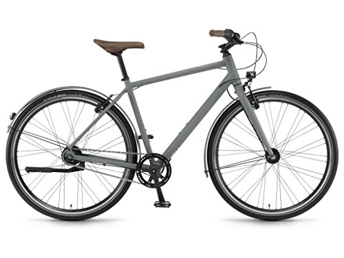 City : Winora Aruba Urban Bike 2021 (28" Herren Diamant 61cm, Eisengrau matt (Herren))