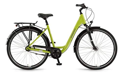 City : Winora Holiday N7 Trekking Bike 2020 (28" Einrohr 50cm, Lime)