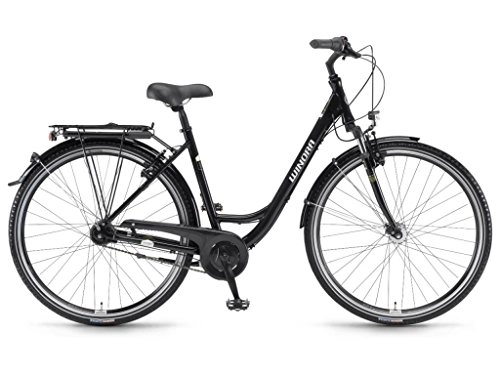 City : Winora Hollywood Unisex Wave Trekking Fahrrad schwarz 2019: Größe: 50cm