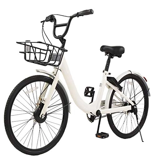 City : ZXN 24-Zoll-City-Fahrrad Für Damen, Fahrräder Aus Kohlenstoffstahl Für Erwachsene Für Männer Und Frauen, Leichte Fahrräder Mit Einer Last Von 150 Kg