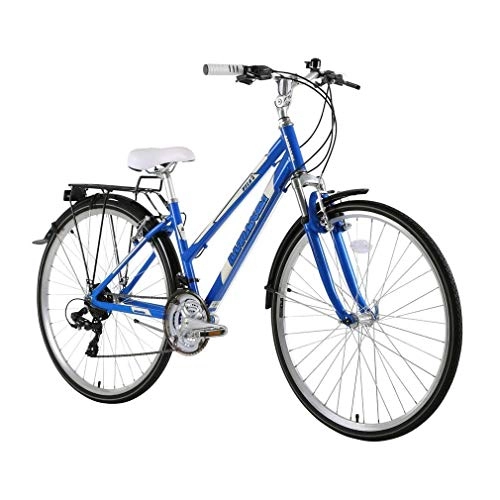 Cross Trail und Trekking : Barracuda Damen Vela 3 Trekkingrad, blau, 17 Zoll Fahrrad, 43, 18 cm