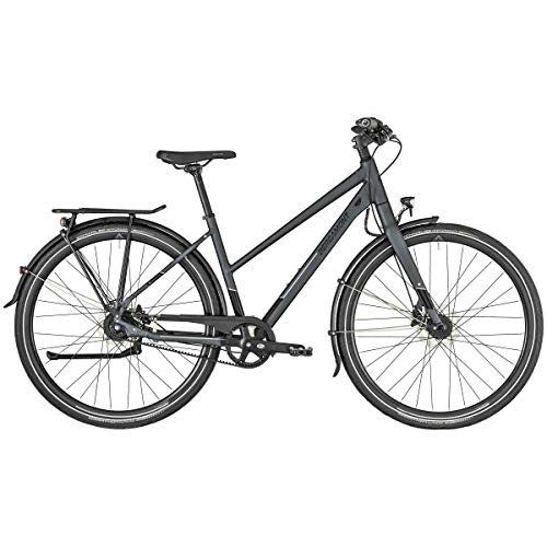 Cross Trail und Trekking : Bergamont Vitess N8 Belt Damen Trekking Fahrrad grau / schwarz 2019: Größe: 48cm (165-170cm)