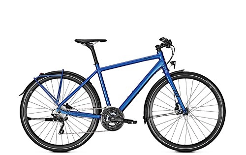Cross Trail und Trekking : Kalkhoff Trekkingrad Modell Endeavour LITE (2018) - 28 Zoll Herren Fahrrad, 30-Gang Kettenschaltung, hydraulische Shimano Scheibenbremse, Diamant-Rahmen - blau