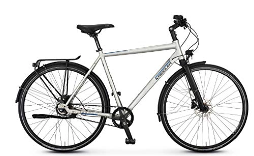 Cross Trail und Trekking : Kreidler Raise RT7S Shimano Nexus 8-G FL City Bike 2020 (28" Herren Diamant 50cm, Silber matt)