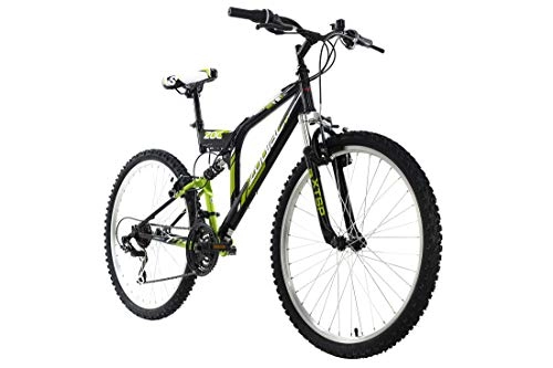 Cross Trail und Trekking : KS Cycling Mountainbike MTB Fully 26" Zodiac schwarz-grün RH 48 cm
