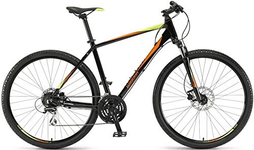 Cross Trail und Trekking : Unbekannt Winora Yacuma Cross Bike 2018 (56, Schwarz / Orange / Lime Herren)