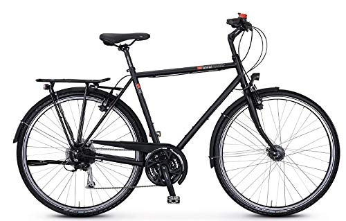 Cross Trail und Trekking : vsf fahrradmanufaktur T-100 Shimano Alivio 27-G HS11 Trekking Bike 2020 (28" Herren Diamant 62cm, Ebony matt)