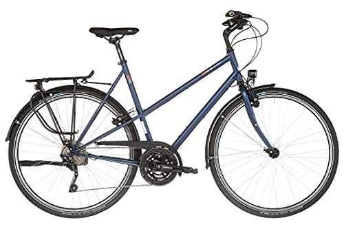 Cross Trail und Trekking : vsf fahrradmanufaktur T-300 Anglais Deore 30-Fach HS33 blau Rahmenhöhe 60cm 2021 Trekkingrad
