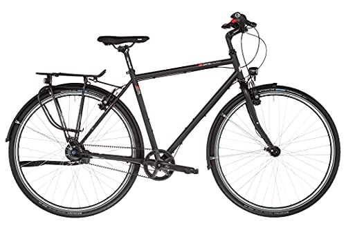 Cross Trail und Trekking : vsf fahrradmanufaktur T-300 Diamant Nexus 8-Fach FL Gates HS33 schwarz Rahmenhöhe 57cm 2021 Trekkingrad