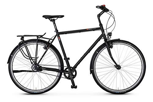 Cross Trail und Trekking : vsf fahrradmanufaktur T-300 Shimano Nexus 8-G HS33 Gates Trekking Bike 2021 (28" Herren Diamant 57cm, Ebony Matt (Herren))