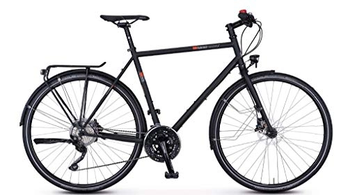 Cross Trail und Trekking : vsf fahrradmanufaktur T-500 Shimano Deore 30-G Disc Trekking Bike 2020 (28" Herren Diamant 67cm, Ebony matt)