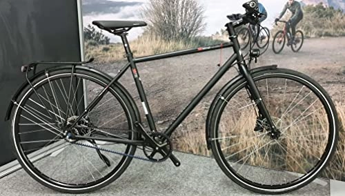 Cross Trail und Trekking : vsf fahrradmanufaktur T-700 FL Shimano Alfine 11-G Gates Trekking Bike 2022 (28" Herren Diamant 52cm, Ebony Matt (Herren))