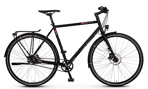 Cross Trail und Trekking : vsf fahrradmanufaktur T-700 Shimano Alfine 11-G Disc Trekking Bike 2020 (28" Herren Diamant 57cm, Ebony matt)