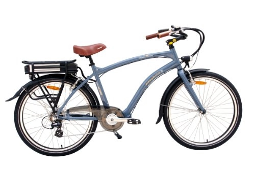 Cruiser : Easybike Easycruiser Premium Cruiser Elektro-Fahrrad Einheitsgre Blau - Bleu Neptune