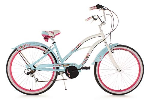 Cruiser : KS Cycling Beachcruiser 26'' Cherry Blossom hellblau RH 42 cm