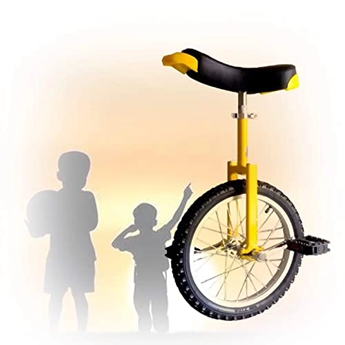 Einräder : 16 / 18 / 20 / 24 Zoll Einrad, Radsport Im Freien Skidproof Tire Cycle Balance übung Spa? Fitness Für Erwachsene Kinder (Color : Yellow, Size : 24 inch)