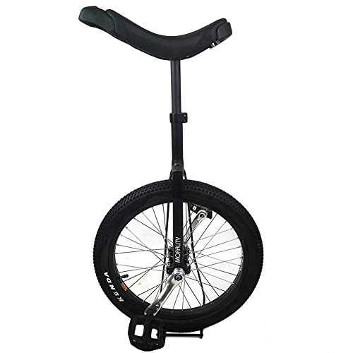 Einräder : 20-Zoll-Einräder, Trainer-Einrad für Kinder / Erwachsene, höhenverstellbar, Rutschfester Butyl-Bergreifen, Balance-Radfahren, Heimtrainer
