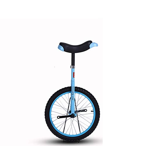 Einräder : 20 Zoll Freestyle Einrad Single Round, Rad Einrad Auslaufsicher Butyl Reifen Rad Radfahren Outdoor Sport Fitness Übung Gesundheit, Blau