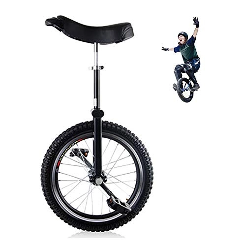 Einräder : AHAI YU 24 Zoll Rad im Freien Einrad, Erwachsene / Anfänger (Höhe über 1, 8m / 5, 9ft), Hochleistungsbalance-Einräder, Spaß / Übung (Color : Black)