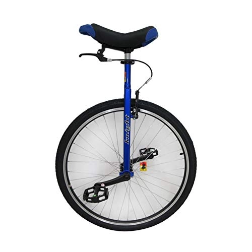 Einräder : AHAI YU 28"Rad Erwachsene Unicycle mit Bremsen, extra große Schwere, Männer Teenager Jungen Balance Bike, für hohe Leute Höhe 160-195 cm (63" -77"), Last 150kg / 330 £ (Color : Blue)