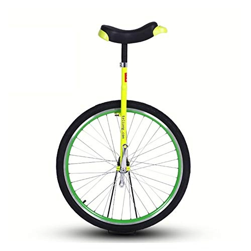 Einräder : AHAI YU Hochleistungs-Großkind-Unicycle-Fahrrad, 28-Zoll-gelb großer Unisex-Erwachsener, für Height-Leute 160-195cm (63"-77"), für Outdoor-Sportarten