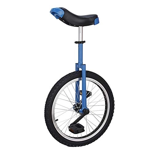 Einräder : AHAI YU Kinder Unicycle 16-Zoll-Rad für 7-12 Jahre alt, Verstellbarer Sitzrad-Einrad für Ihre Tochter / Sohn, Mädchen / Junge Weihnachten Geschenk (Color : Blue)