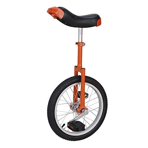 Einräder : AHAI YU Kinder Unicycle 16-Zoll-Rad für 7-12 Jahre alt, Verstellbarer Sitzrad-Einrad für Ihre Tochter / Sohn, Mädchen / Junge Weihnachten Geschenk (Color : RED)