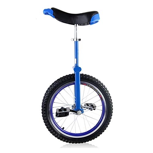 Einräder : AHAI YU Wettbewerb Unicycle Balance Robuste 18-Zoll-Einräte für Anfänger / Jugendliche, mit dichtestes Butyl-Reifenrad Radfahren Outdoor-Sport-Fitness-Übungsgesundheit (Color : Blue)